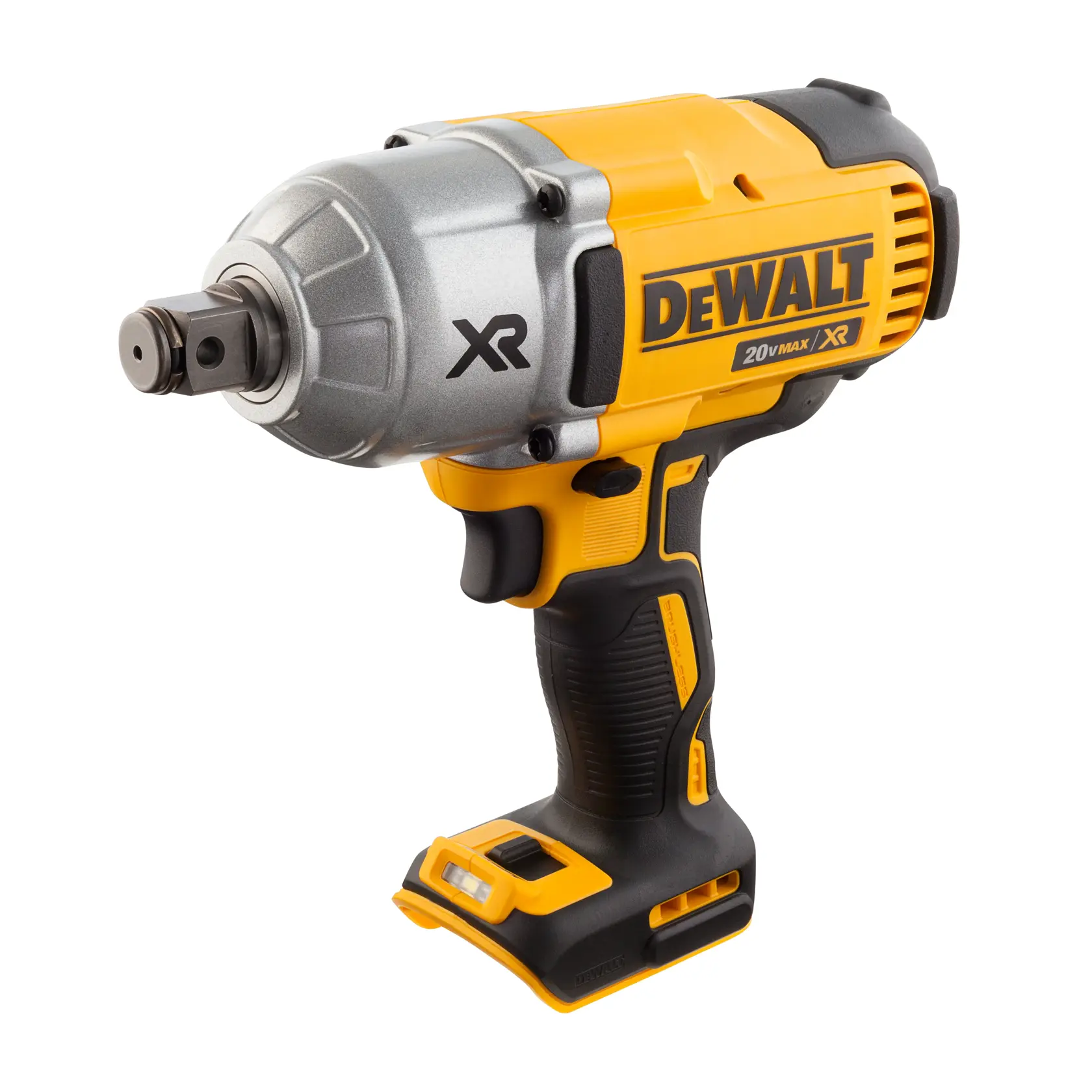 DEWALT® Llave de Impacto de 3/4" (19 mm) con Anillo de Retención Inalámbrica de Alto Torque de 20V MAX* XR®  (Solo Herramienta)