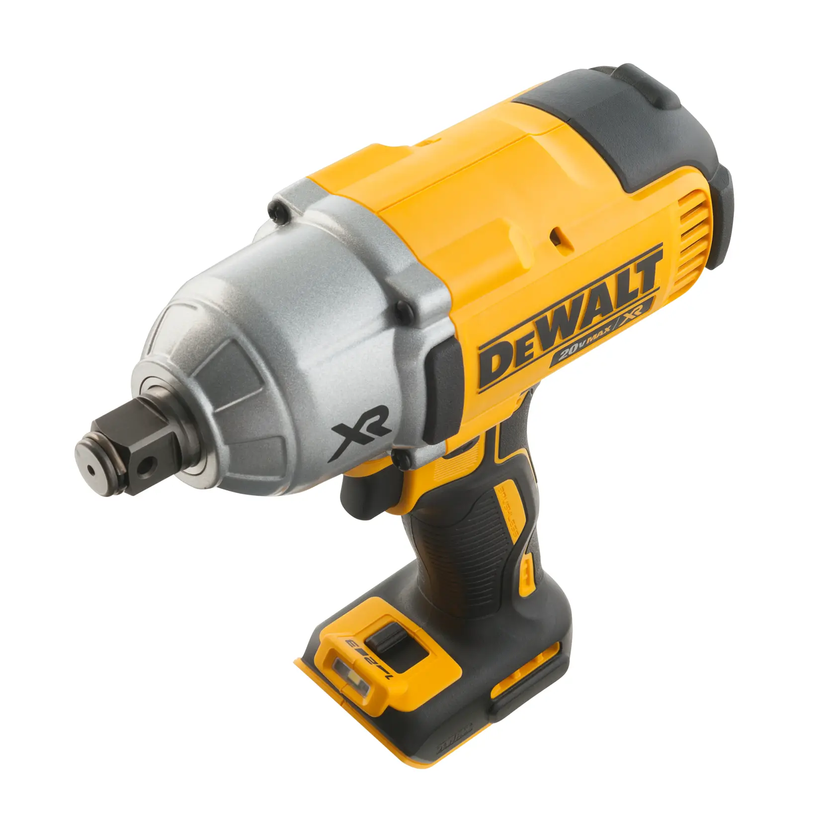 DEWALT® Llave de Impacto de 3/4" (19 mm) con Anillo de Retención Inalámbrica de Alto Torque de 20V MAX* XR®  (Solo Herramienta)