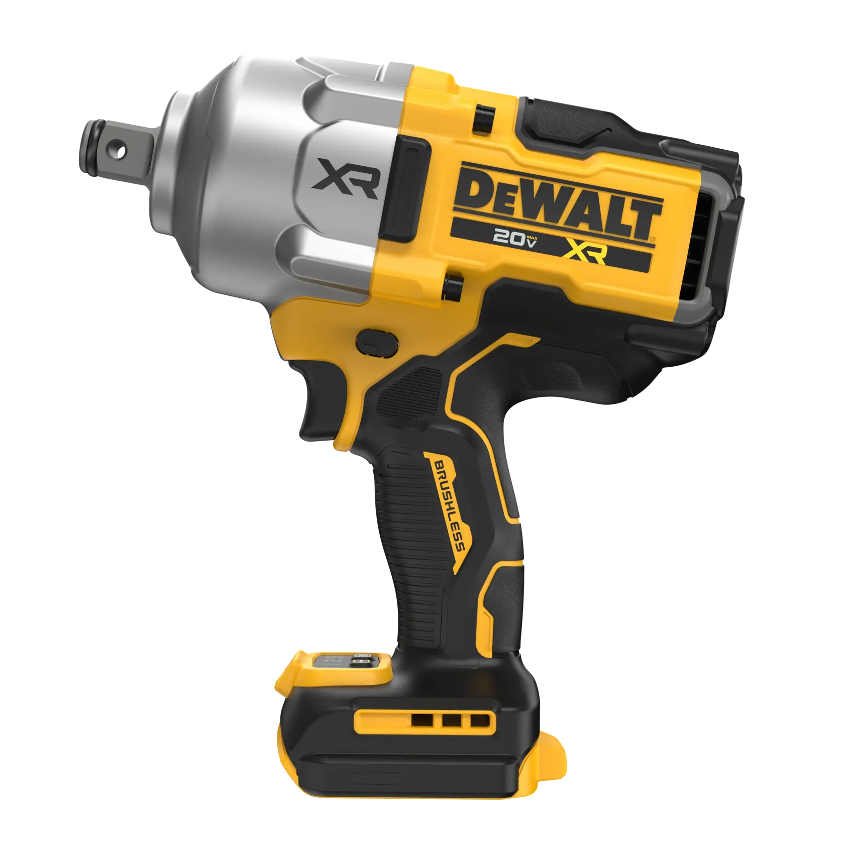 DEWALT 20V MAX XR® High Torque 3/4" Impact Wrench front side flat view (Tool Only)