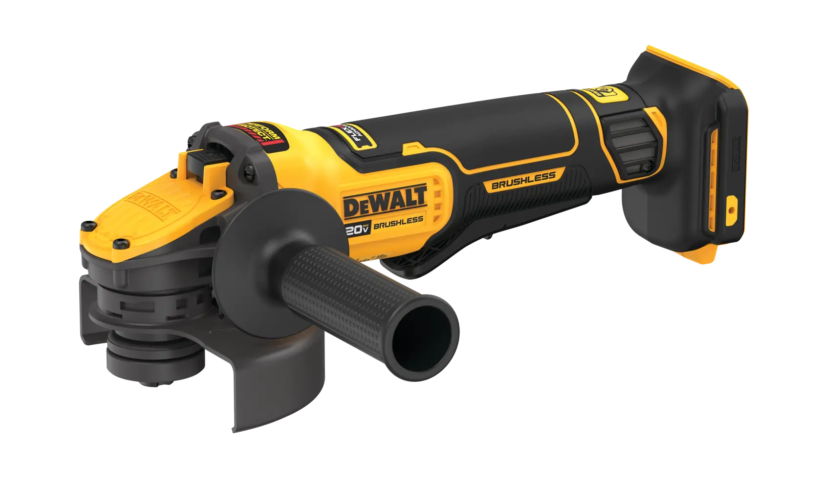 profile of BRUSHLESS CORDLESS PADDLE SWITCH ANGLE GRINDER WITH FLEXVOLT ADVANTAGE