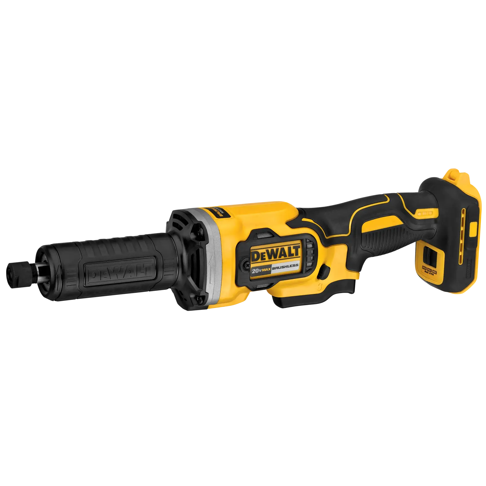 Profile of MAX brushless, cordless die grinder