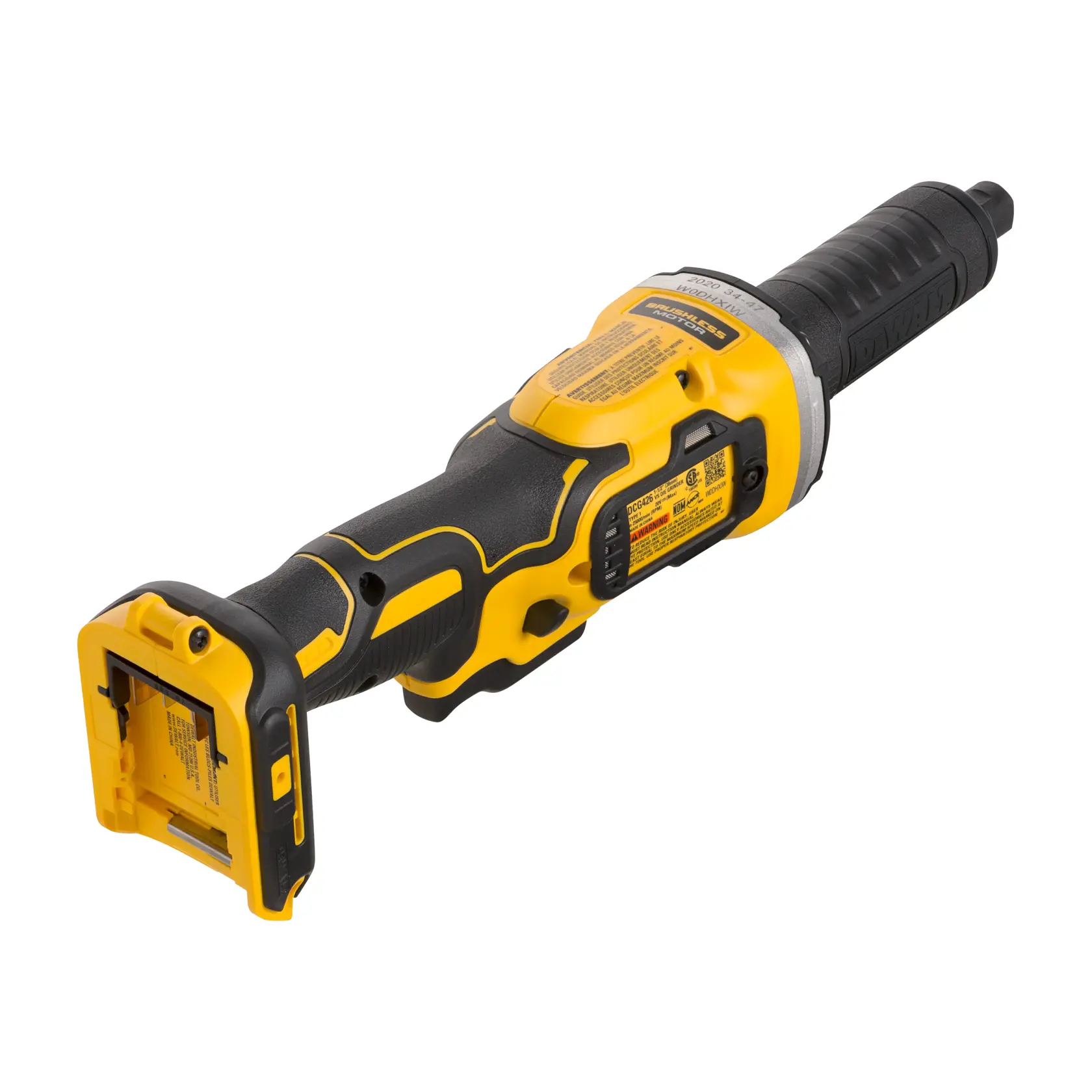 DEWALT® 20V MAX* Esmeriladora de Troquel Inalámbrica de Velocidad Variable de 1-1/2 Pulg. sin Escobillas (Solo Herramienta)
