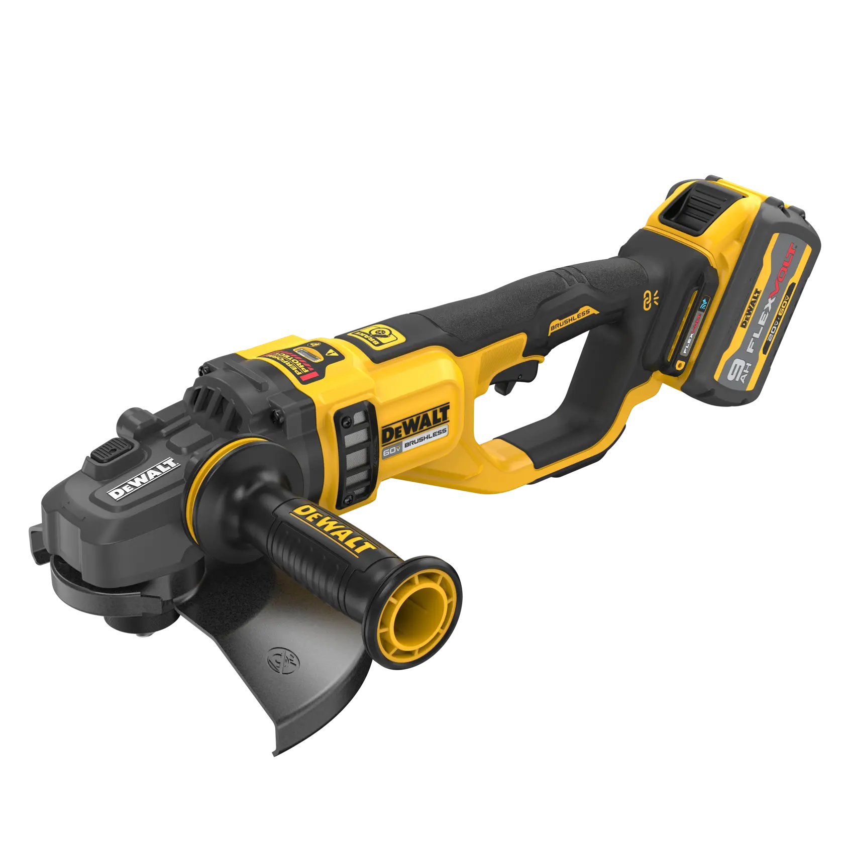 View of Grinder at an upper front angle