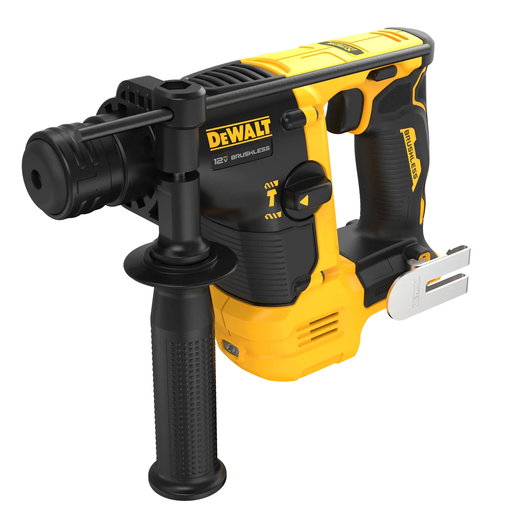 Ariel view of the DEWALT XTREME(™) 12V MAX Brushless Cordless 9/16 in. SDS PLUS Rotary Hammer (Tool Only)