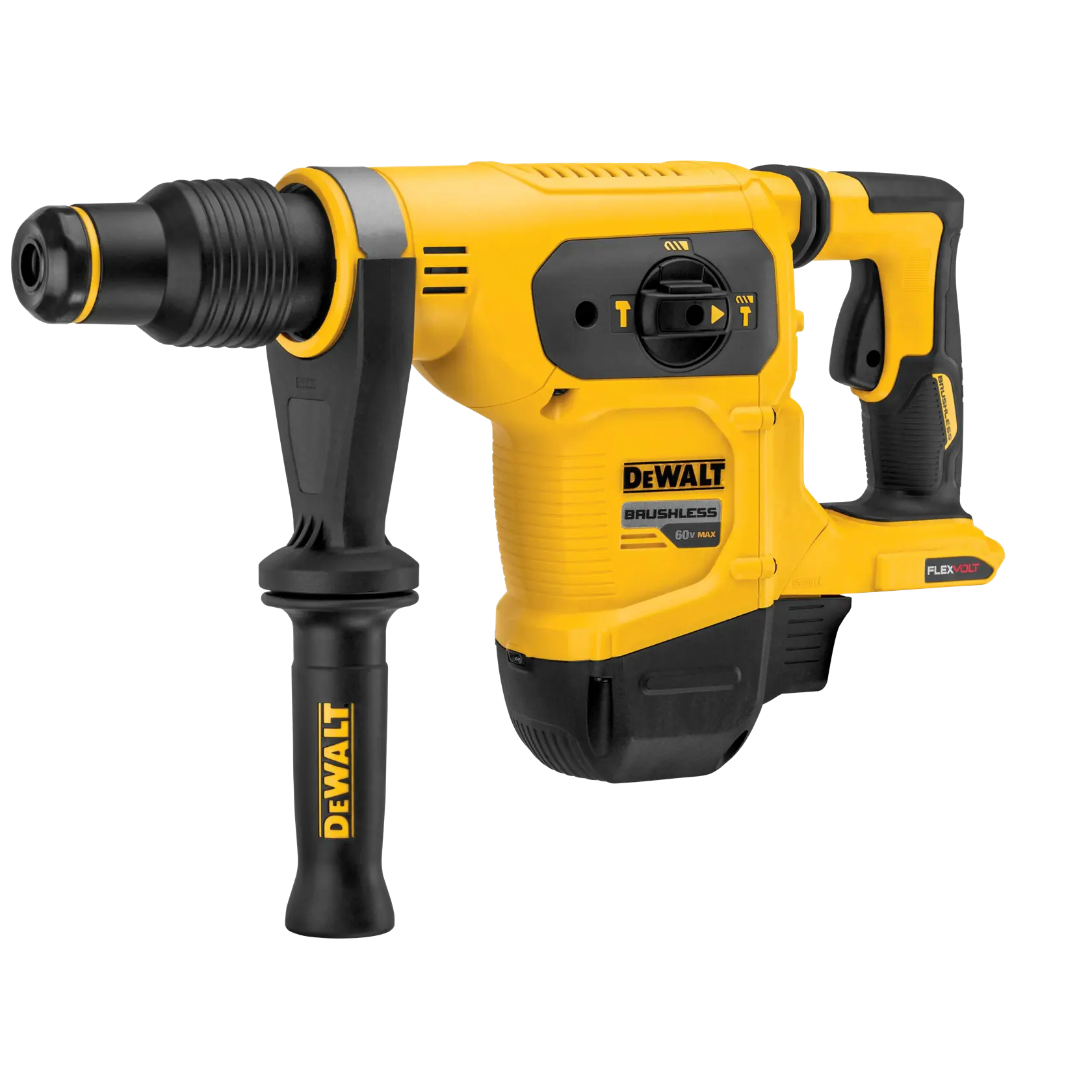 DEWALT® FLEXVOLT® 60V MAX* Rotomartillo Combinado SDS de 1-9/16" (40mm) Sin Carbones, 6.1j (Solo Herramienta)