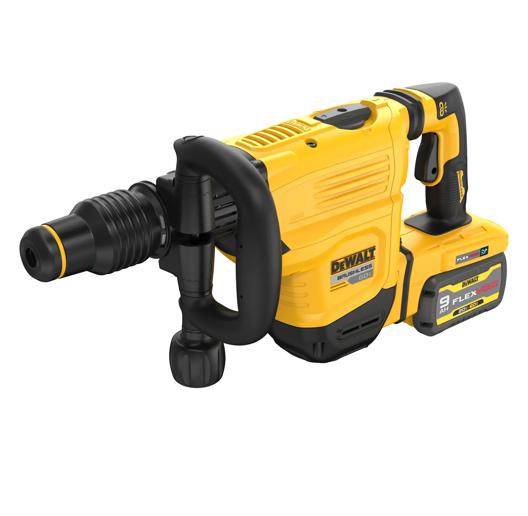 DEWALT® FLEXVOLT® 60V MAX* Kit de Martillo Demoledor SDS de 10.5j, 15lbs (1) Batería de 9.0 Ah y Cargador