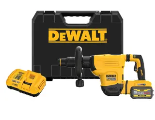 DEWALT® FLEXVOLT® 60V MAX* Kit de Martillo Demoledor SDS de 10.5j, 15lbs (1) Batería de 9.0 Ah y Cargador