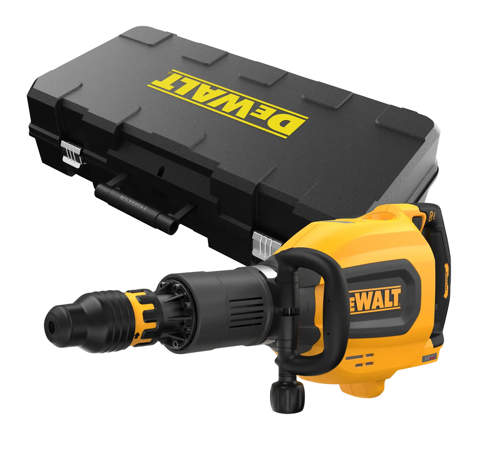 Cordless XR Flexvolt Breaker Hammer and storage case