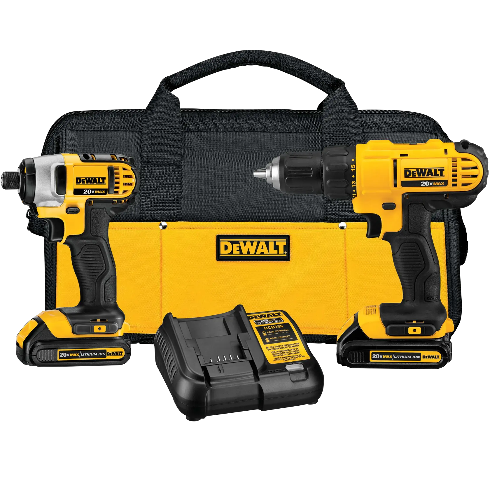 Lithium Ion Drill Driver/Impact Driver with its complete kit