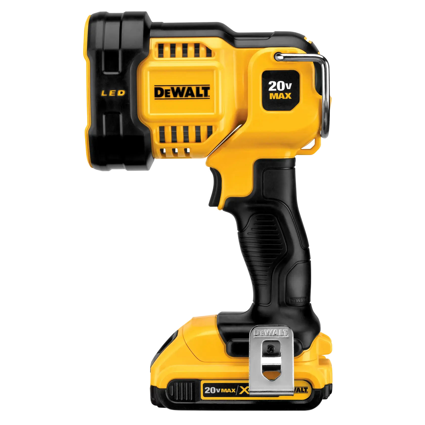 profile of Jobsite LED spotlight