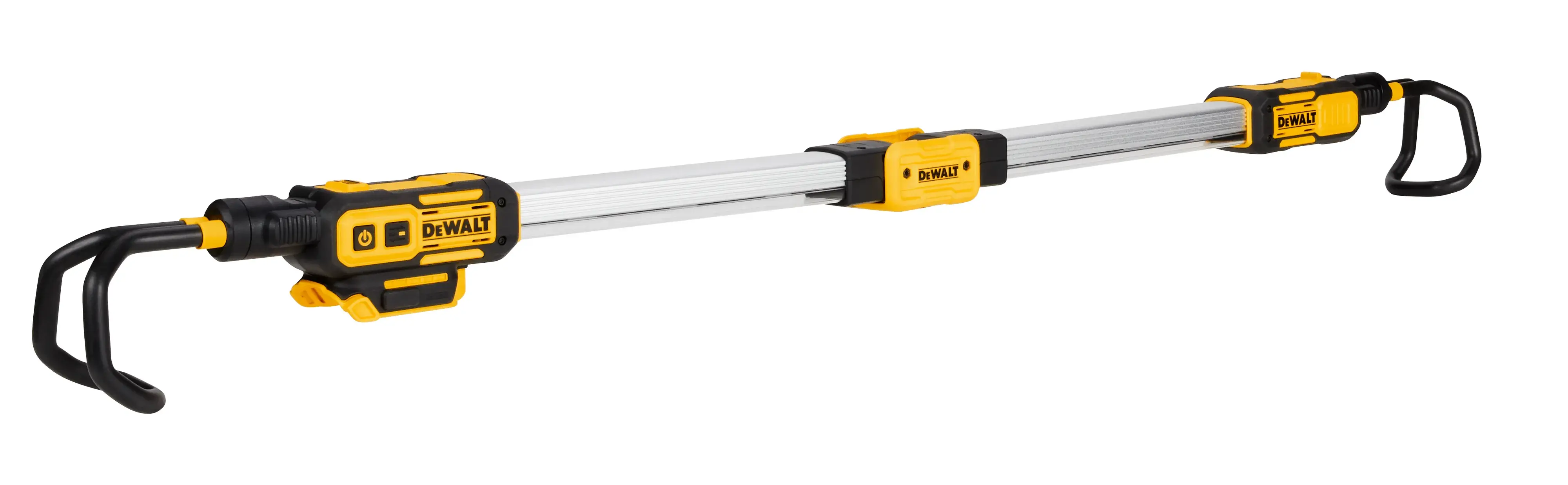 Profile of 12 volt to 20 volt cordless hood light.