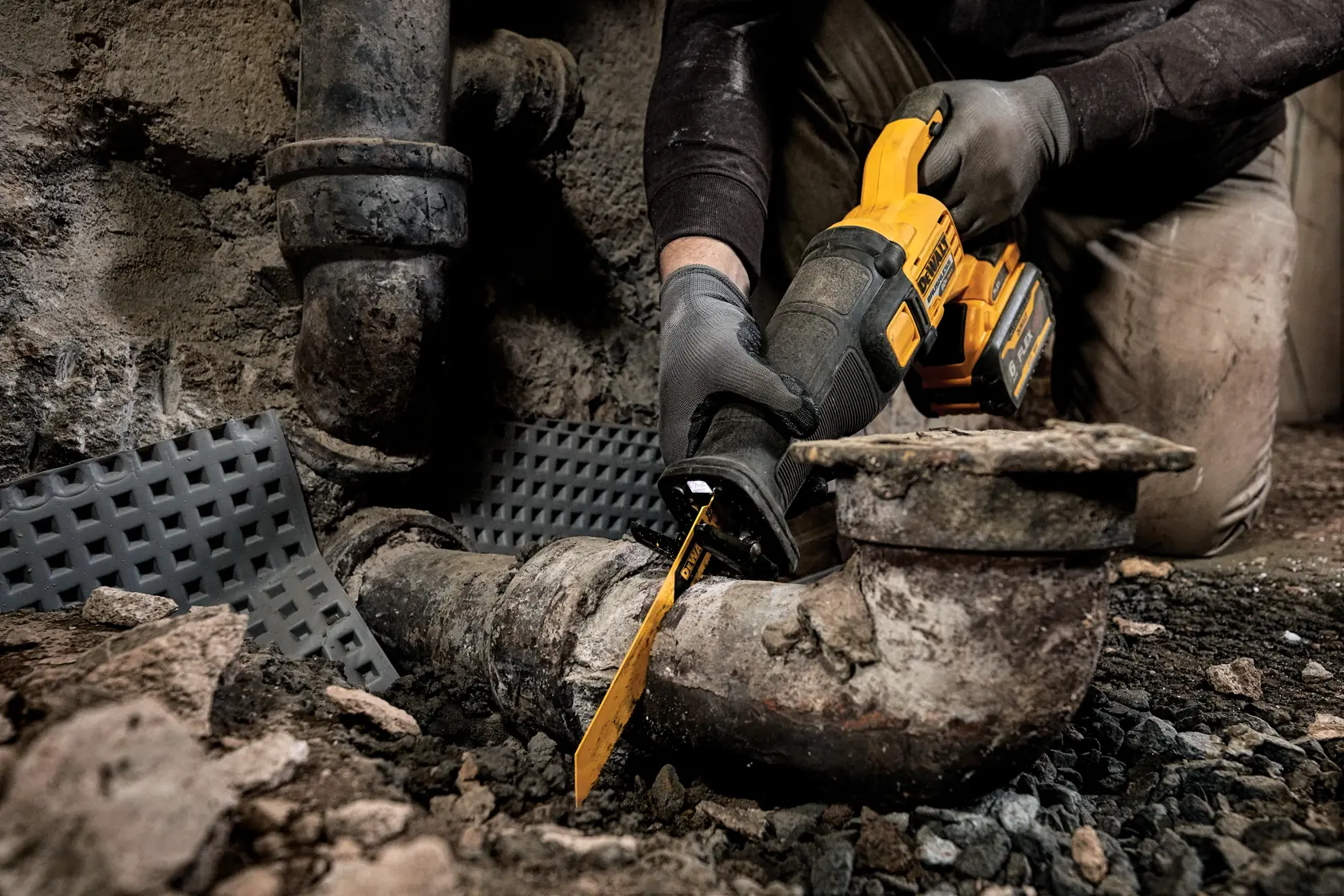 DEWALT® FLEXVOLT® 60V MAX* Sierra Recíproca Inalámbrica sin Carbones (Solo Herramienta)