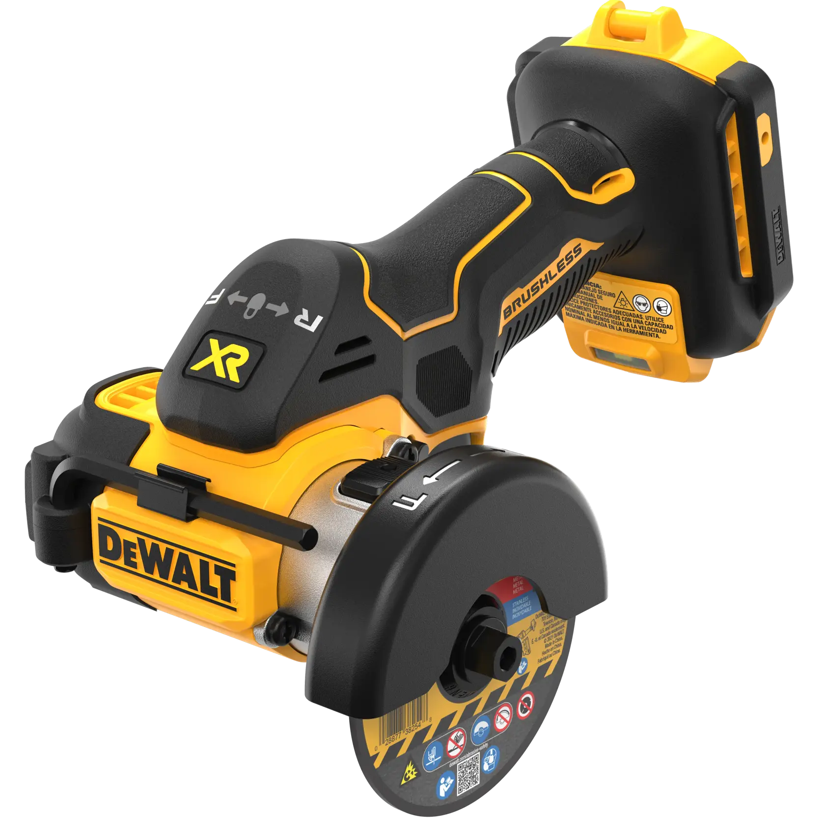 DEWALT® Herramienta de Corte Compacta de 3" (76mm) Inalámbrica sin Carbones de 20V MAX* XR® (Solo Herramienta)