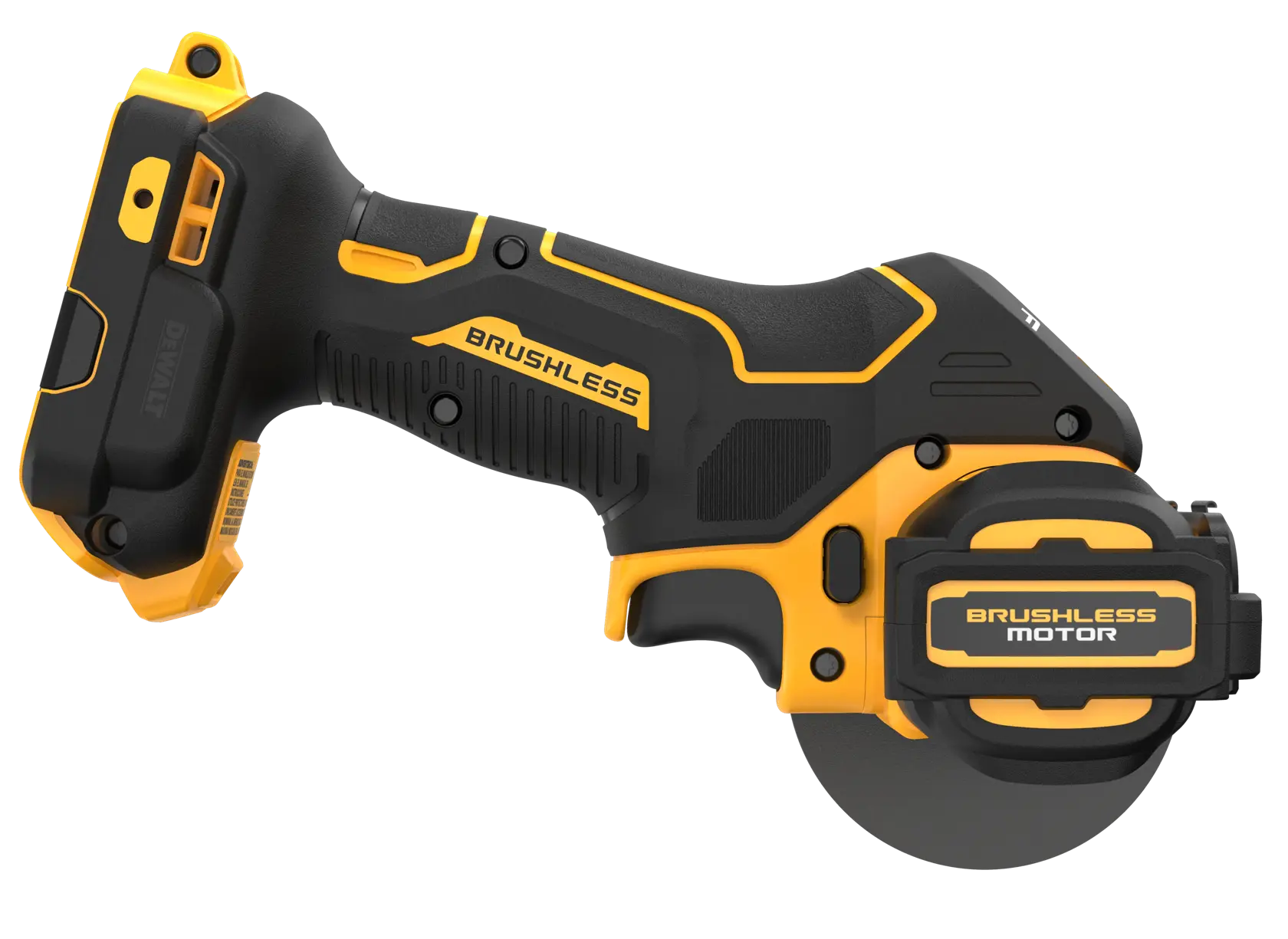 DEWALT® Kit de Herramienta de Corte Compacta de 3" (76mm) Inalámbrica sin Carbones de 20V MAX* XR®, (2) Baterías de 2.0Ah y Cargador