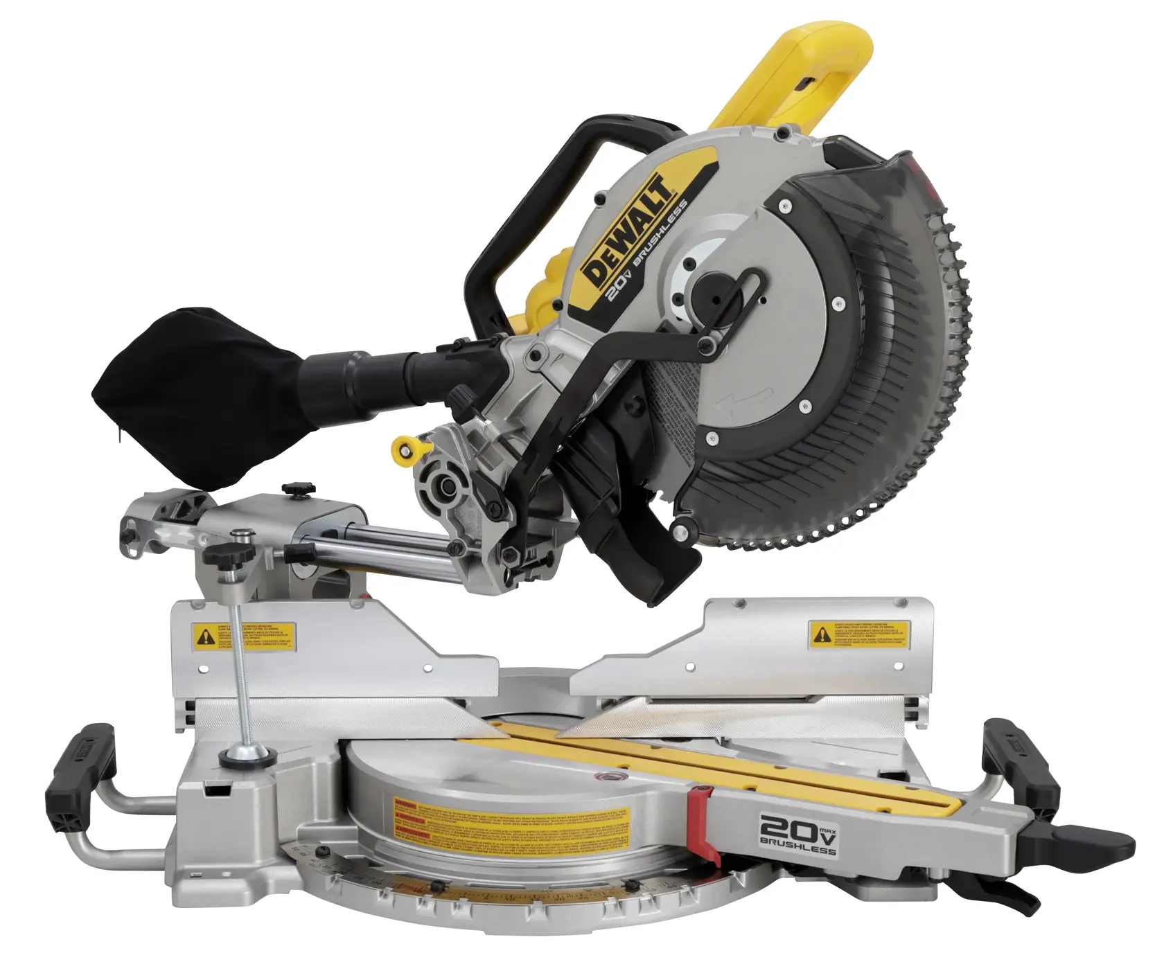 20V MAX* XR® 12in. Double Bevel Sliding Miter Saw Kit on white