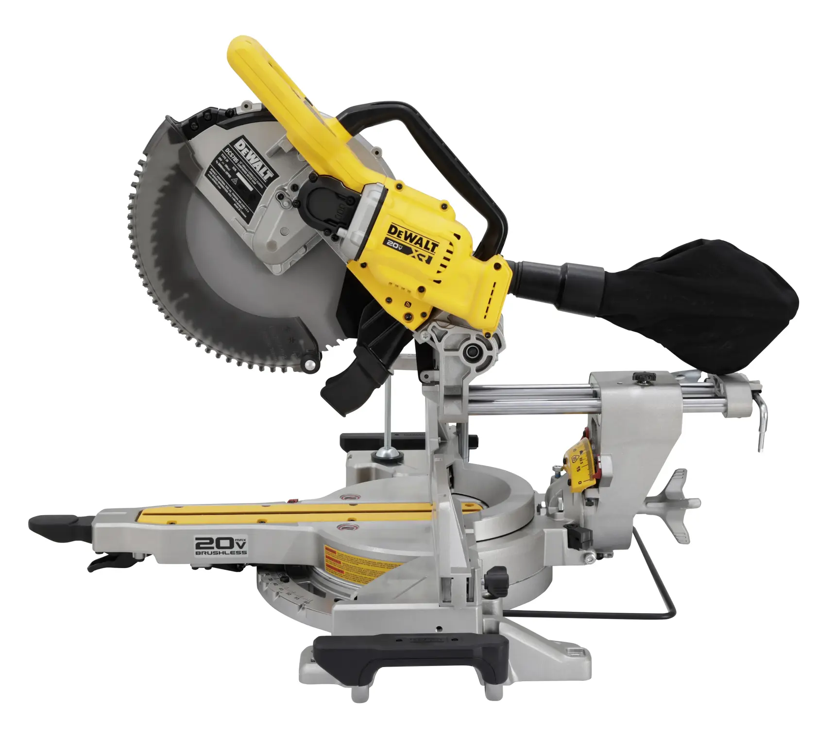 20V MAX* XR® 12in. Double Bevel Sliding Miter Saw Kit on white