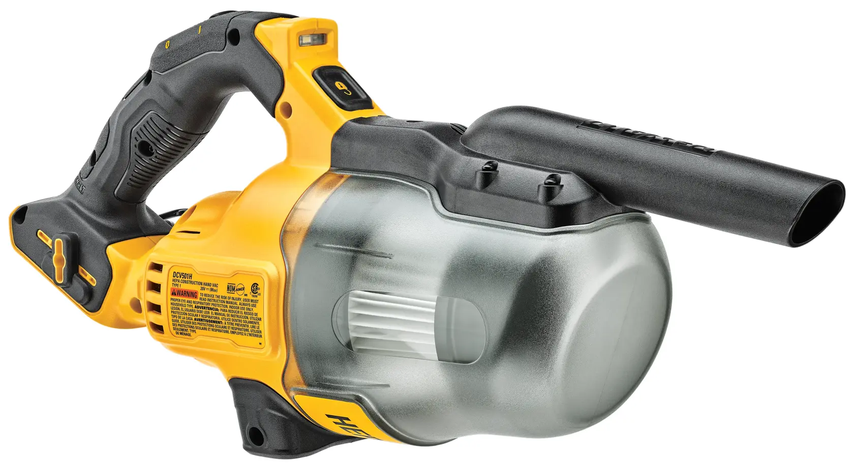 DEWALT® 20V MAX* Aspiradora de Mano Inalámbrica Seca (Solo Herramienta)
