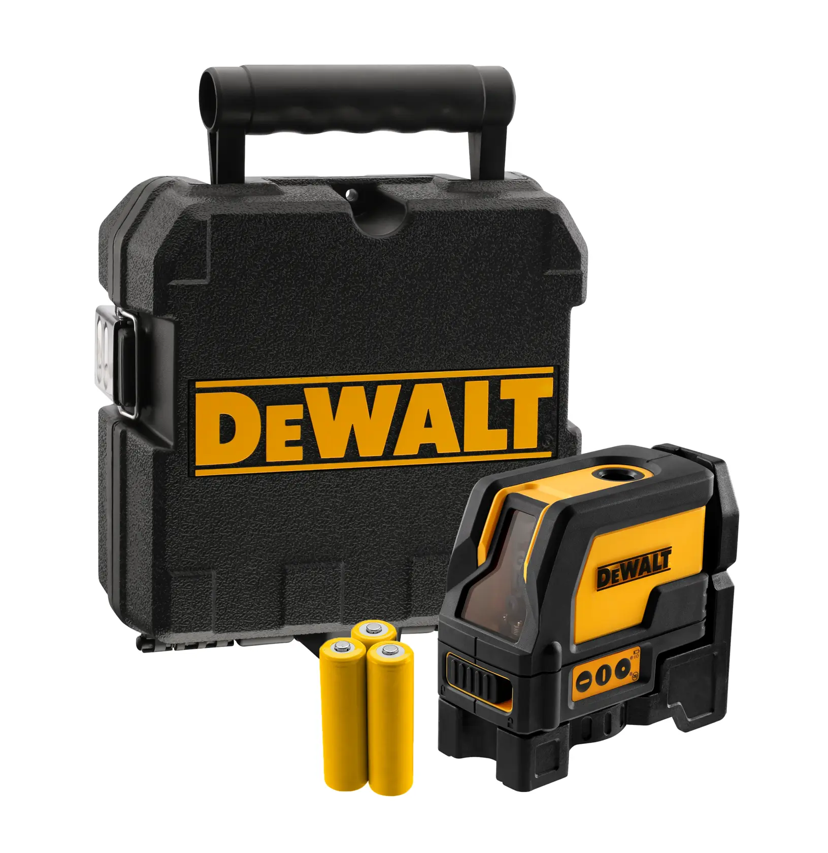 DEWALT® 165 Pies. Nivel Láser Rojo Autonivelante de Línea Cruzada y Punto de Plomada