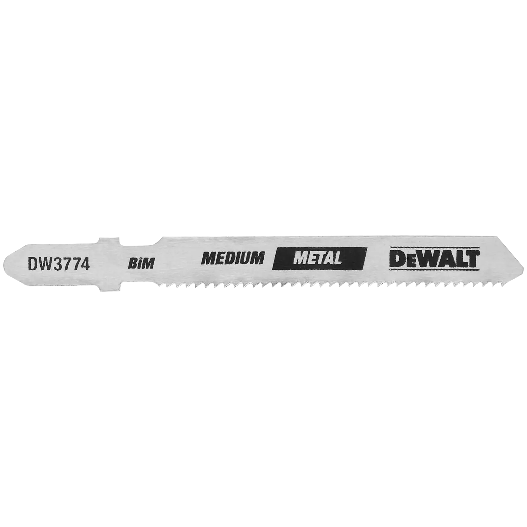 Logotipo de DEWALT centrado sobre un fondo blanco.