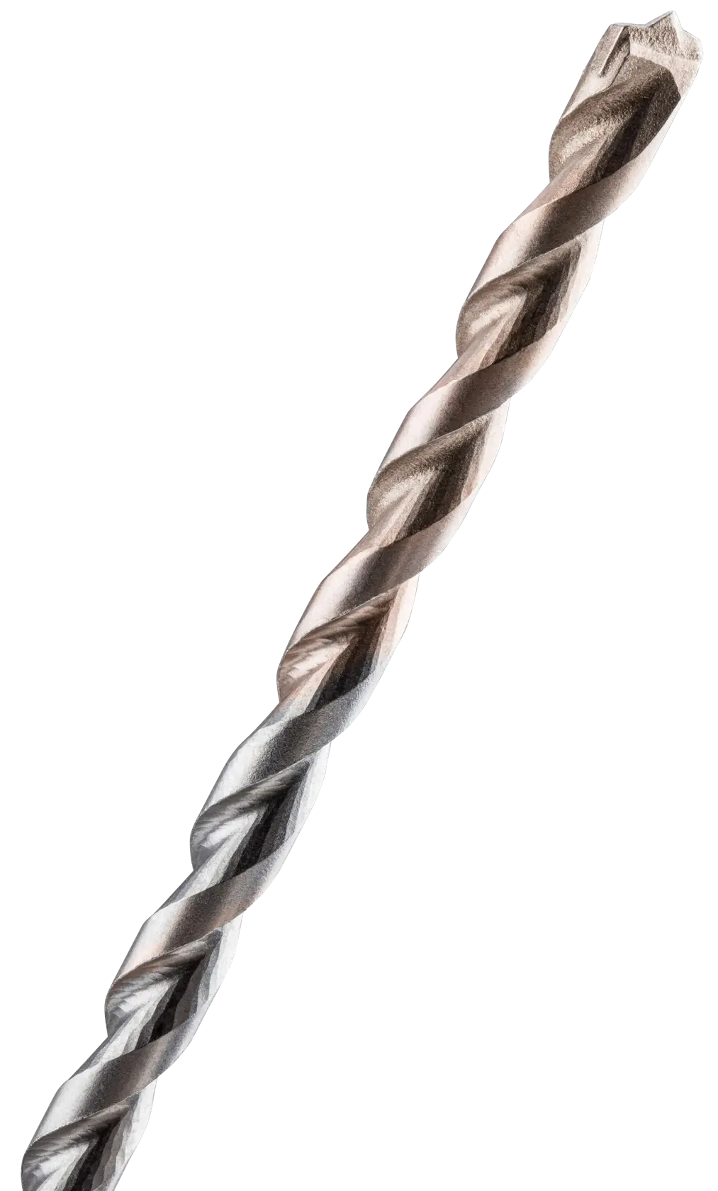 Profile close up of quarter inch by 6 inch Hammer drill bits