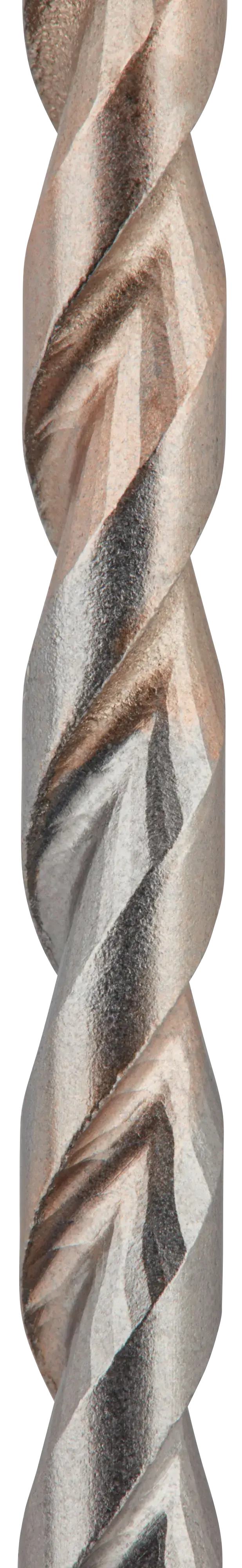 close up of quarter inch by 6 inch Hammer drill bits.