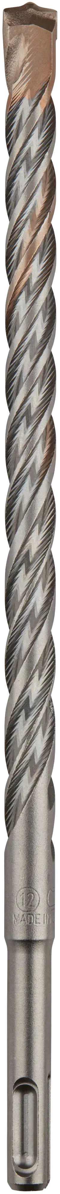 Half inch by 10 inch by 12 inch S D S plus 2 cutter drill bits.