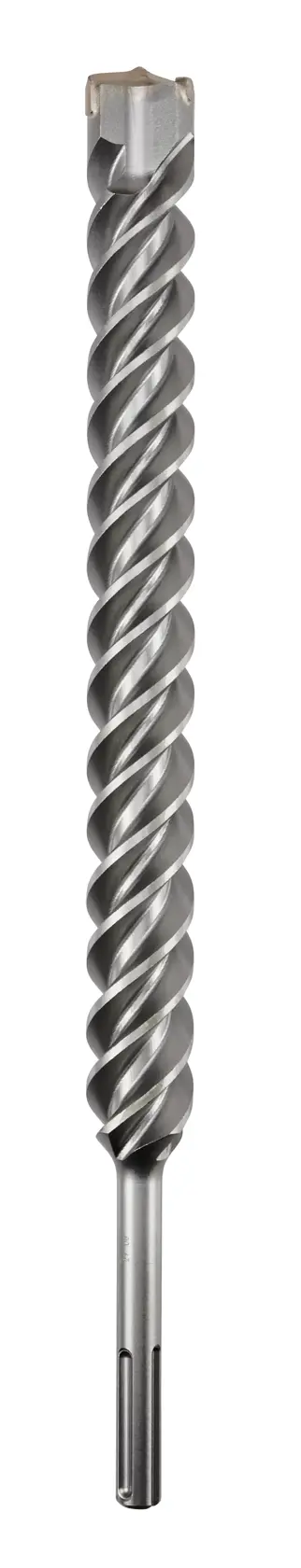 A DEWALT SDS-Max rotary hammer drill bit with a spiral flute design, used for drilling into concrete or masonry surfaces.