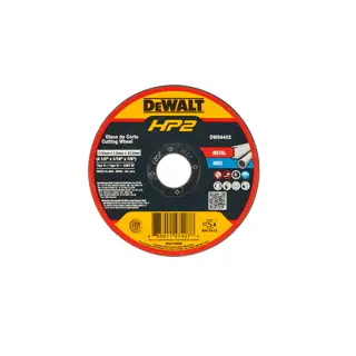 DEWALT® Rueda de Corte HP2 de 4-1/2 pulgadas (114mm)