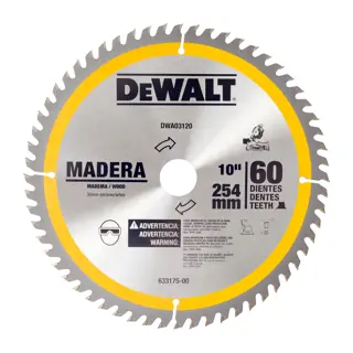 Side view of DeWalt disc on white background