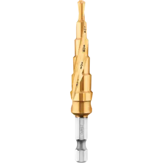 DEWALT® IMPACT READY® 3/16" - 1/2" Broca Escalonada con Recubrimiento de Nitruro de Titanio