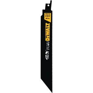 DEWALT® Hoja para Sierra Recíproca de Acero de Alta Velocidad Max Metal de 8 Pulgadas 14/18 TPI con Tira Más Alta (Paquete de 5)
