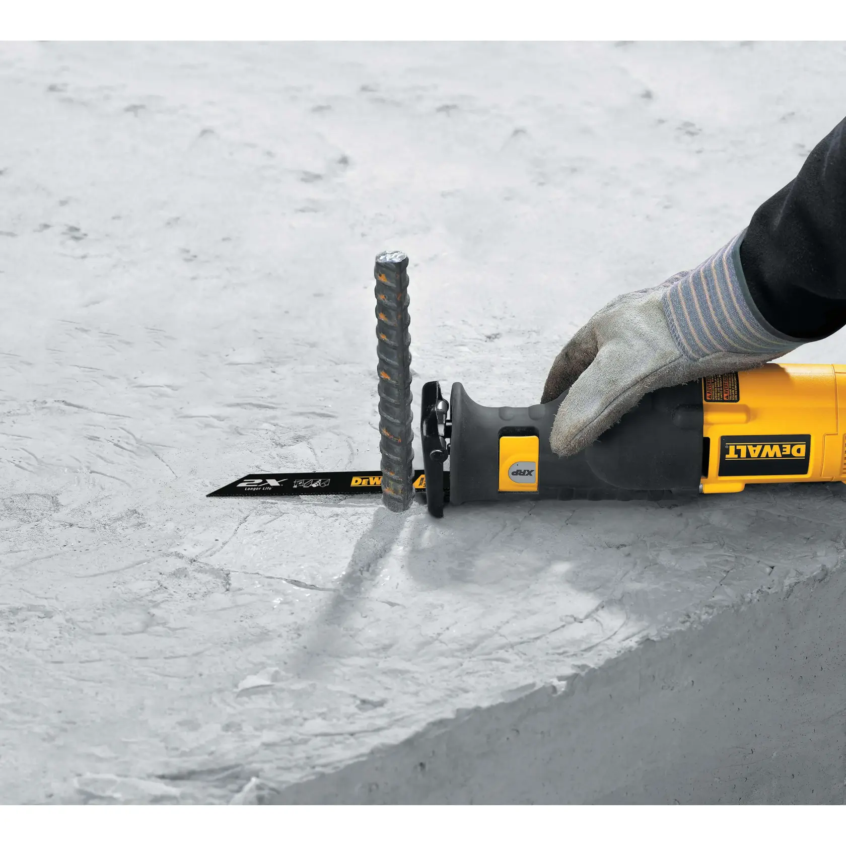 DEWALT® Hoja para Sierra Recíproca de Acero de Alta Velocidad Max Metal de 8 Pulgadas 14/18 TPI con Tira Más Alta (Paquete de 5)