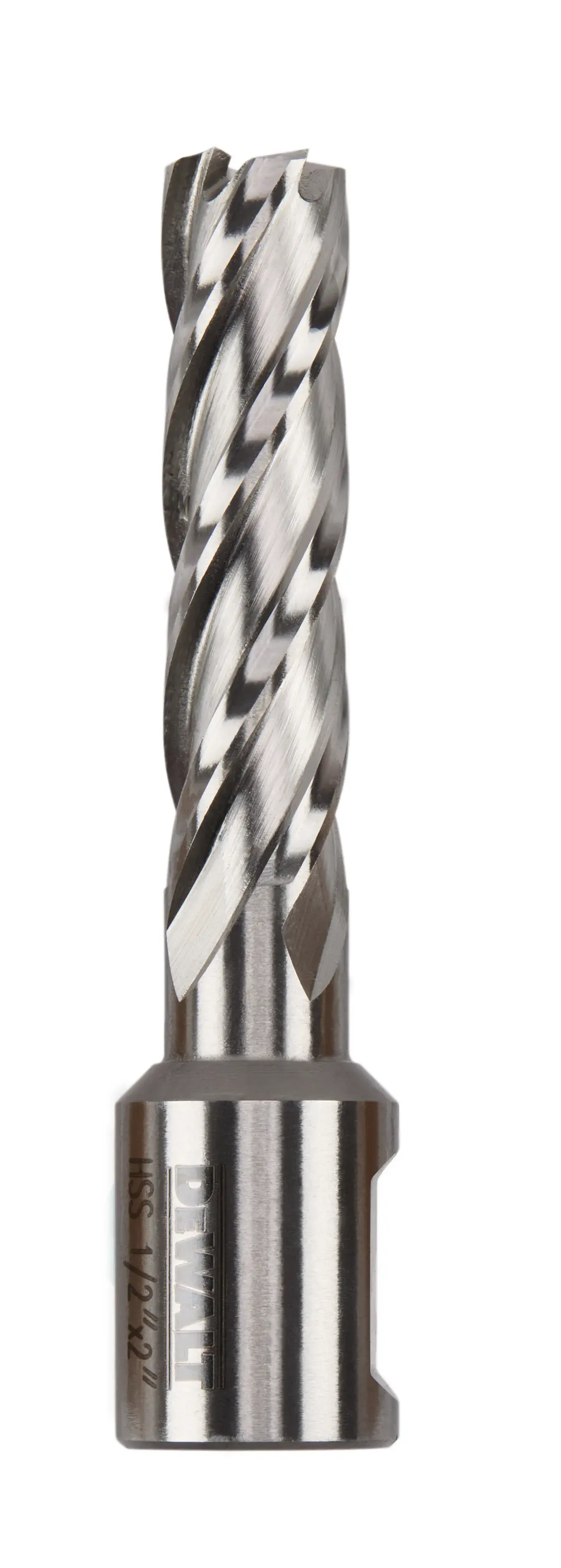 Profile of half by 2 inch high speed steel annular cutter.