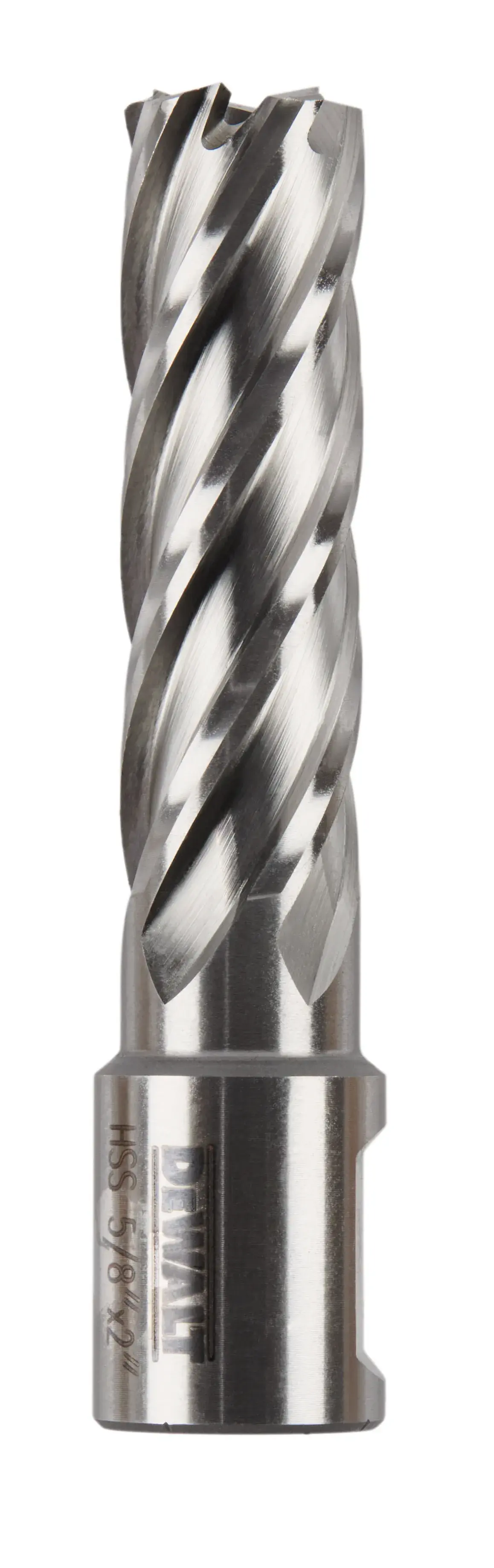 Profile of 5 eighths by 2 inch high speed steel annular cutter.