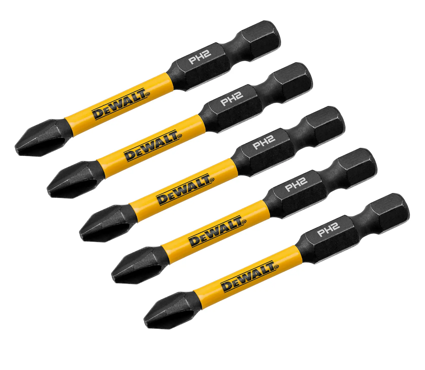 DEWALT FLEXTORQ BIT SET OF 5 angled view
