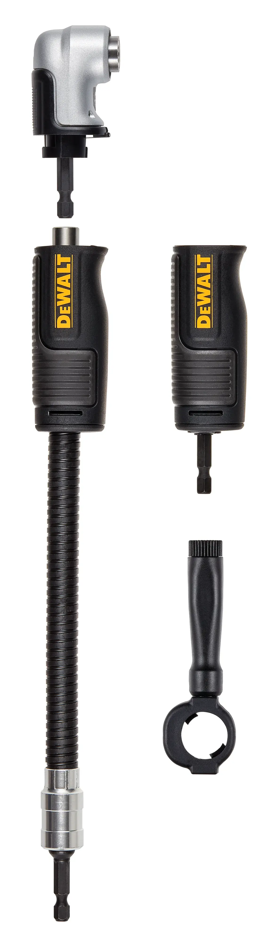 Over head view of flextorq modular right angle system.