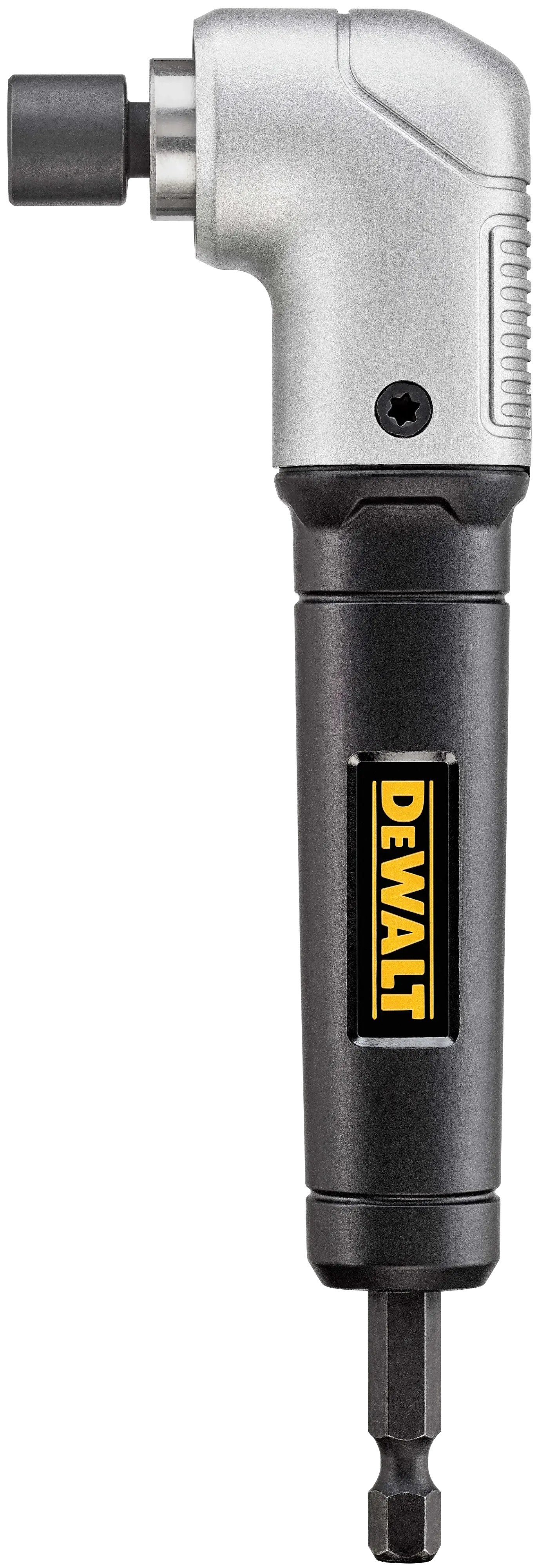 Over head view of impact ready right angle attachment.