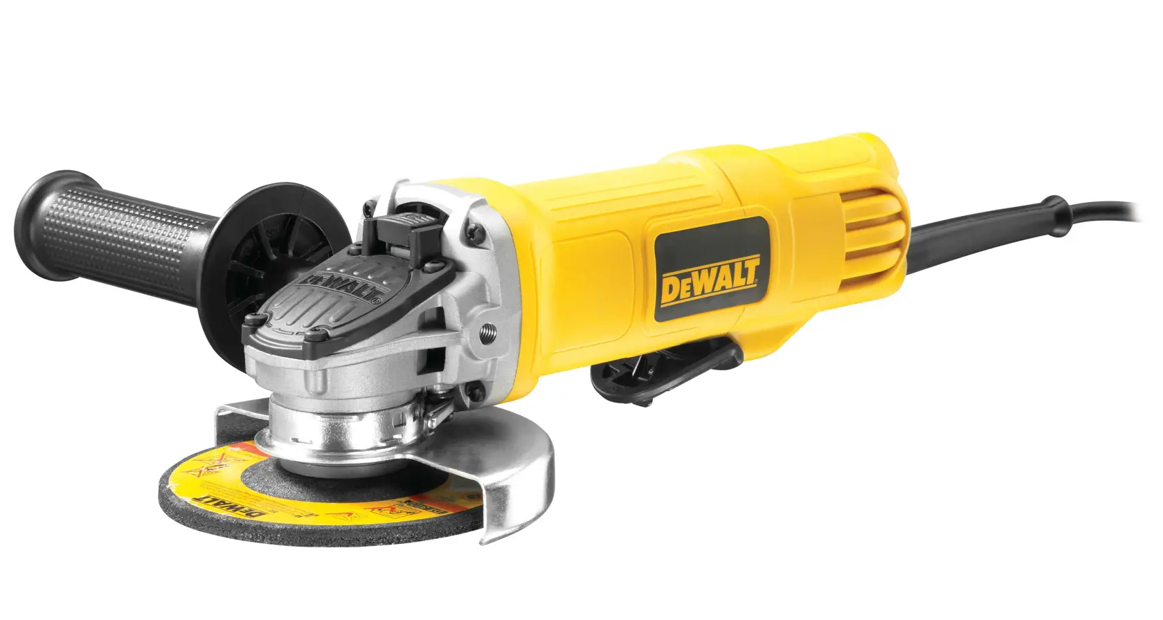 DEWALT® Esmeriladora Angular de 4-1/2" (115mm) de 900W con Interruptor de Paleta