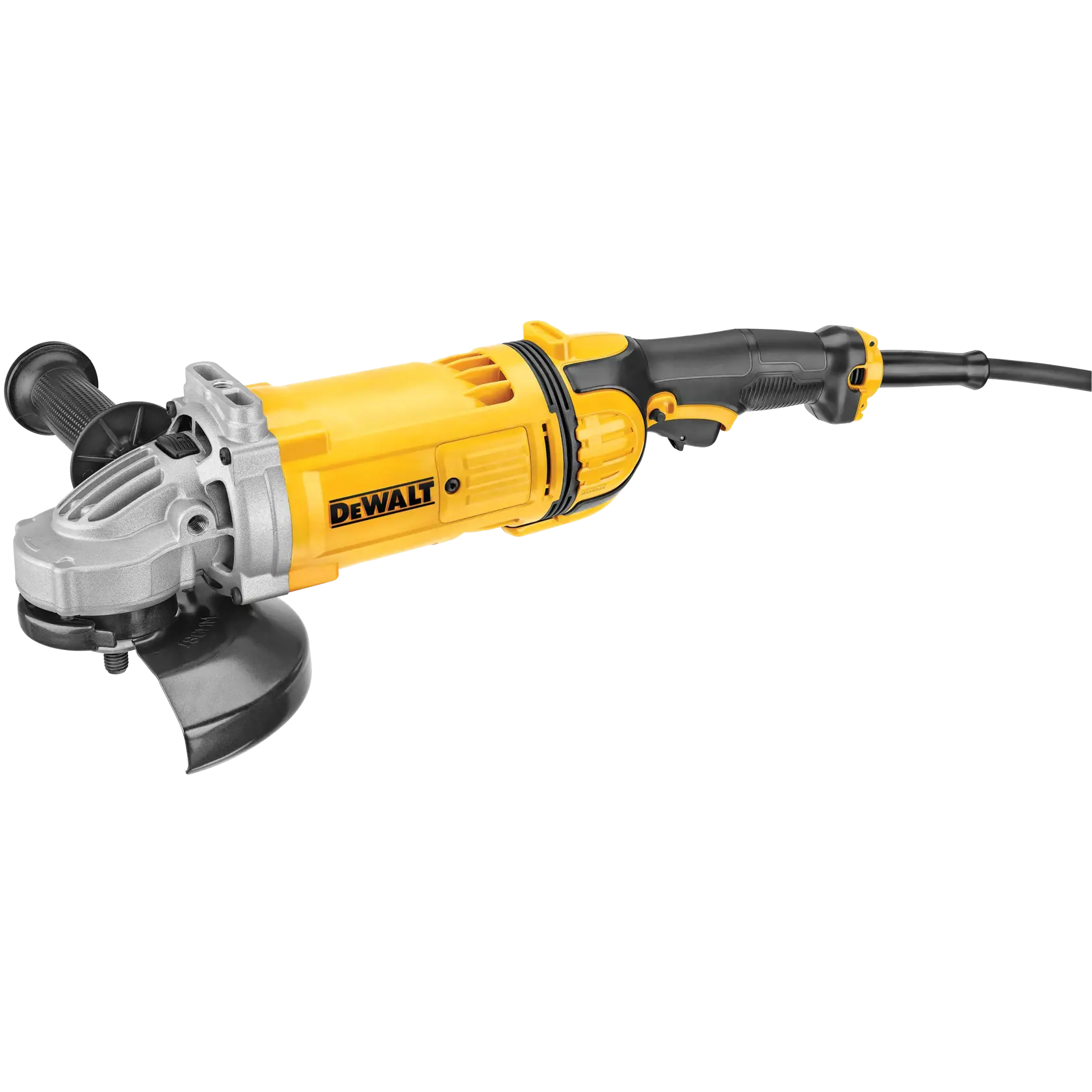 DEWALT® Esmeriladora Angular de 7" (180mm) con Cable de 2400W de Interruptor de Gatillo y Control Activo de Vibración