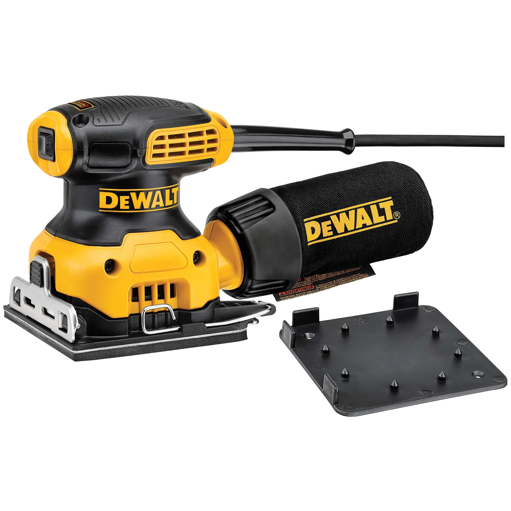 DEWALT® Lijadora de Palma de Hoja con Agarre Eléctrica con Cable de 1/4 de pulgada (6.4mm)