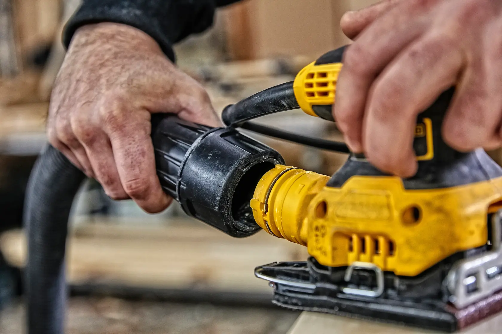 DEWALT® Lijadora Eléctrica, Hoja de 1/4" de Pulgada, Orbital
