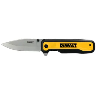 Drop Point Pocket Knife front horizontal with blade out