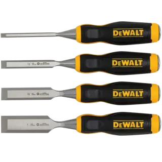 DEWALT® Set de Cinceles para Madera (4 Pzs)