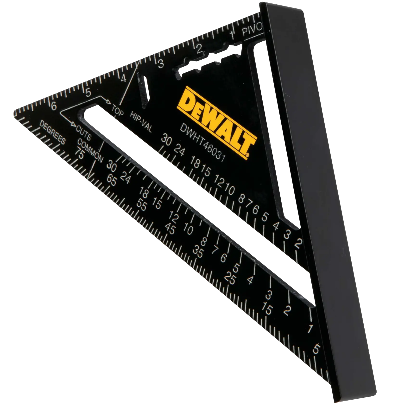 Close up of 7 inch Premium Rafter Square.