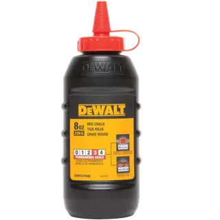 Profile of 8 ounces Chalk Red.