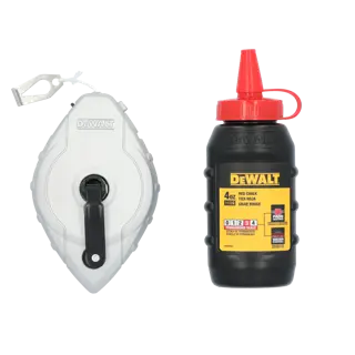 DEWALT Cast Aluminum Reel with Red Chalk