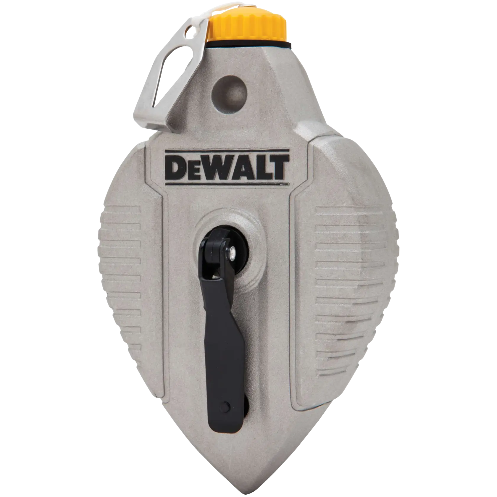 Profile of Cast Aluminum Chalk Reel unhooked.