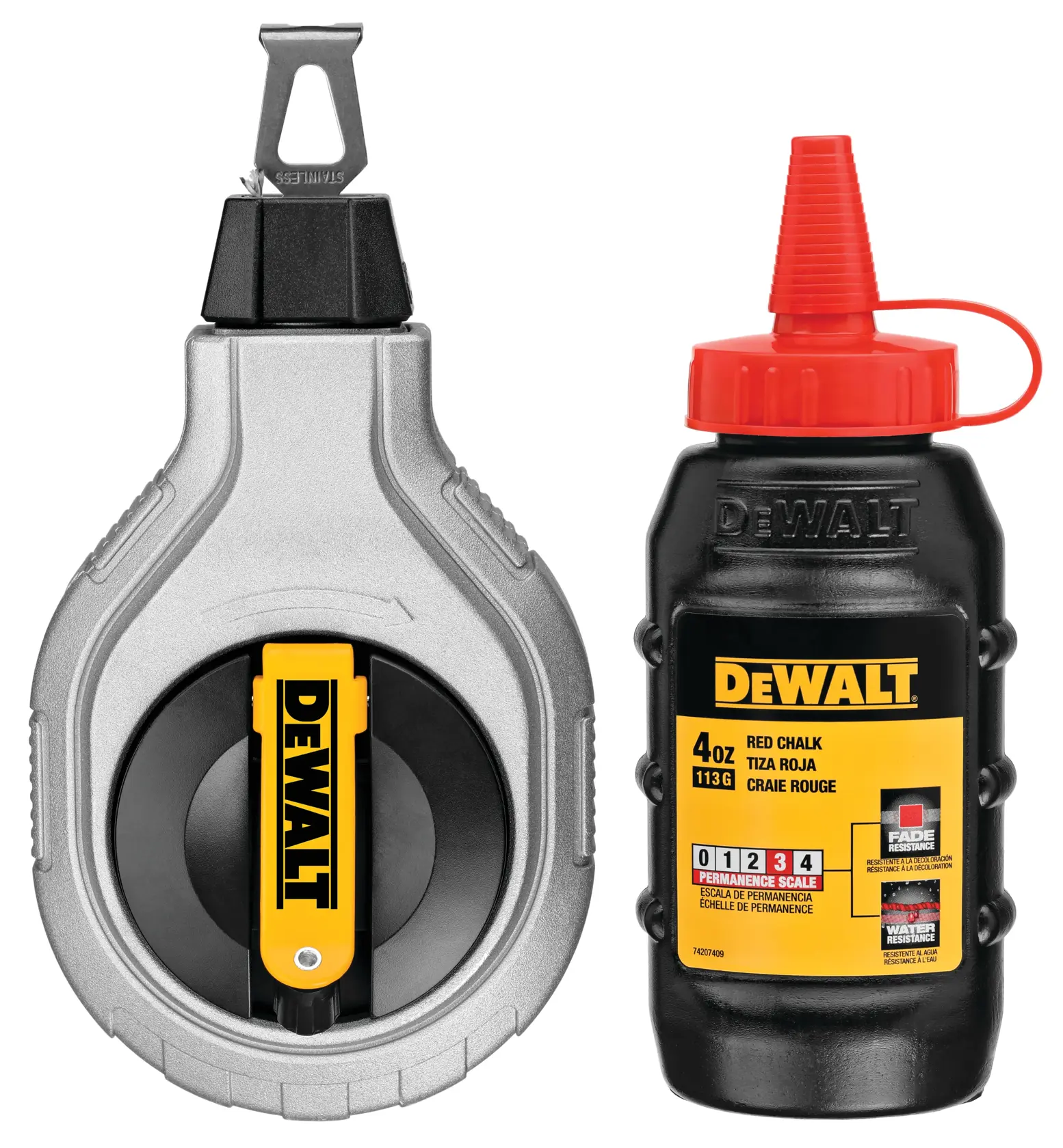 Profile of 6 to 1 and ratio Chalk Reel Kit.