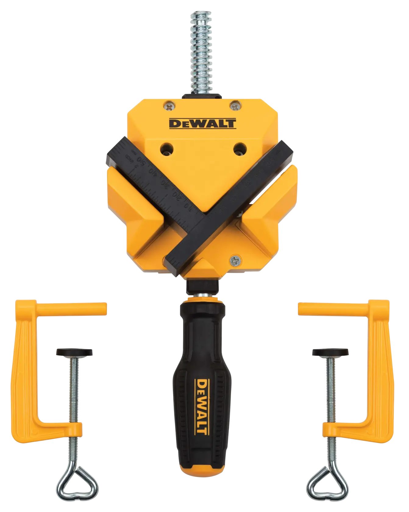 Profile of  90 Degree Angle Clamp with different parts.