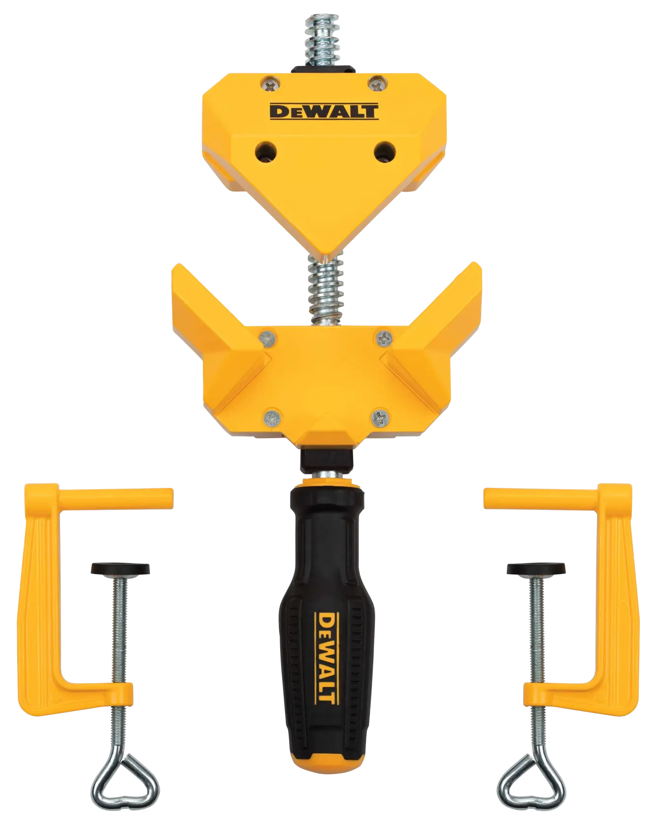 Profile of  90 Degree Angle Clamp with different parts.